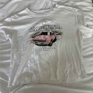 hollister cropped tee